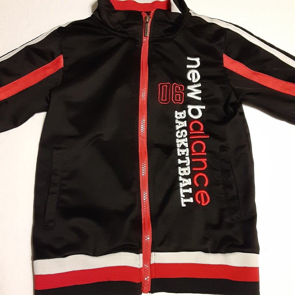 New Balance Basketball Boys Full Zip Light Jacket Size 4